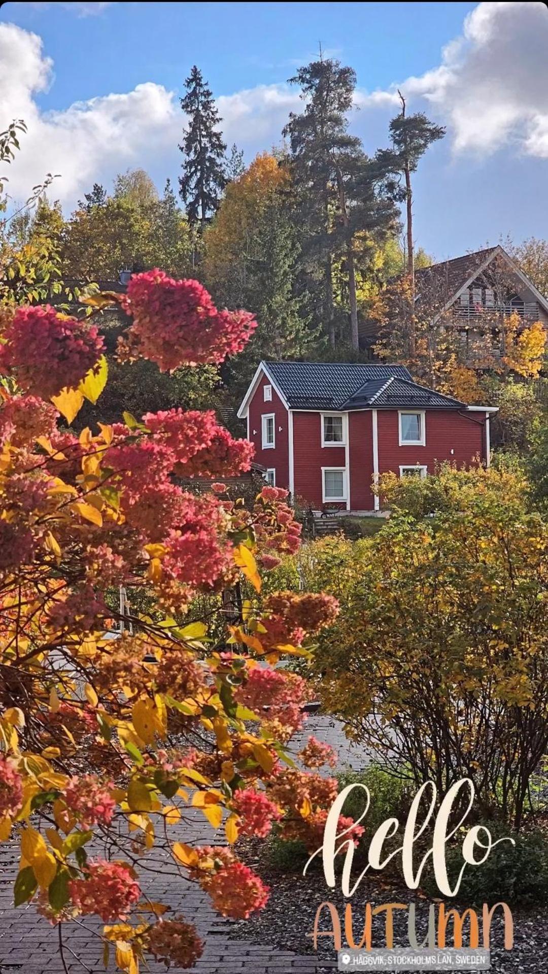 Charming Apartment In A Red House In Stockholm Ngoại thất bức ảnh